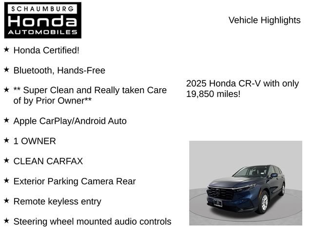 Certified 2025 Honda CR-V LX image 14
