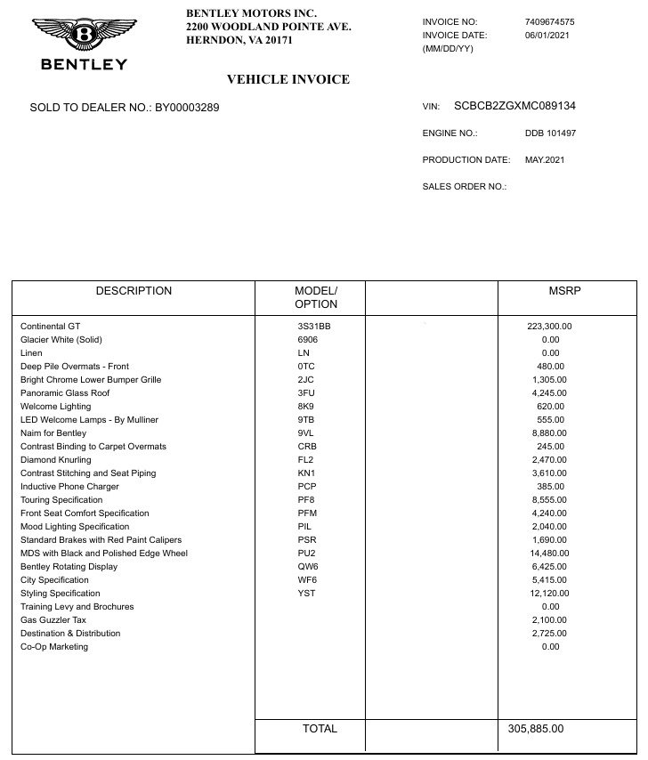 Certified 2021 Bentley Continental GT AWD/4WD image 30