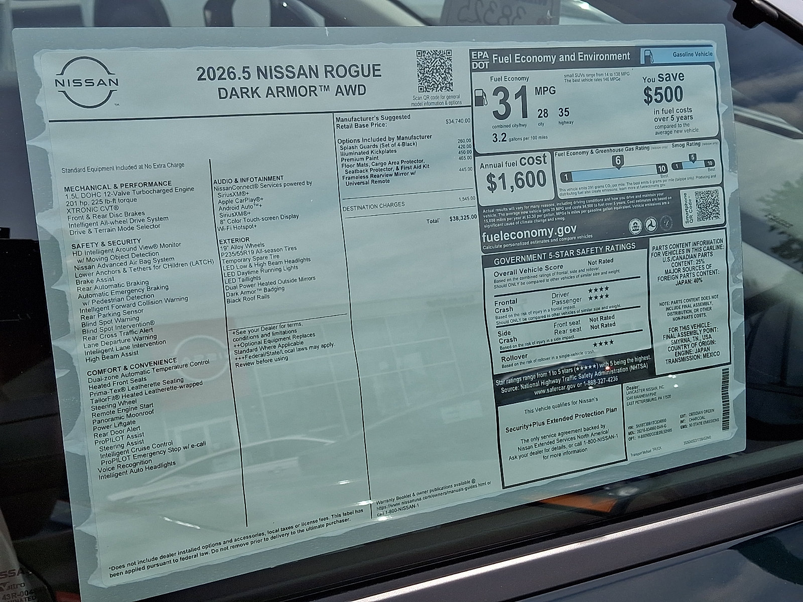 New 2026 Nissan Rogue SV AWD/4WD image 8
