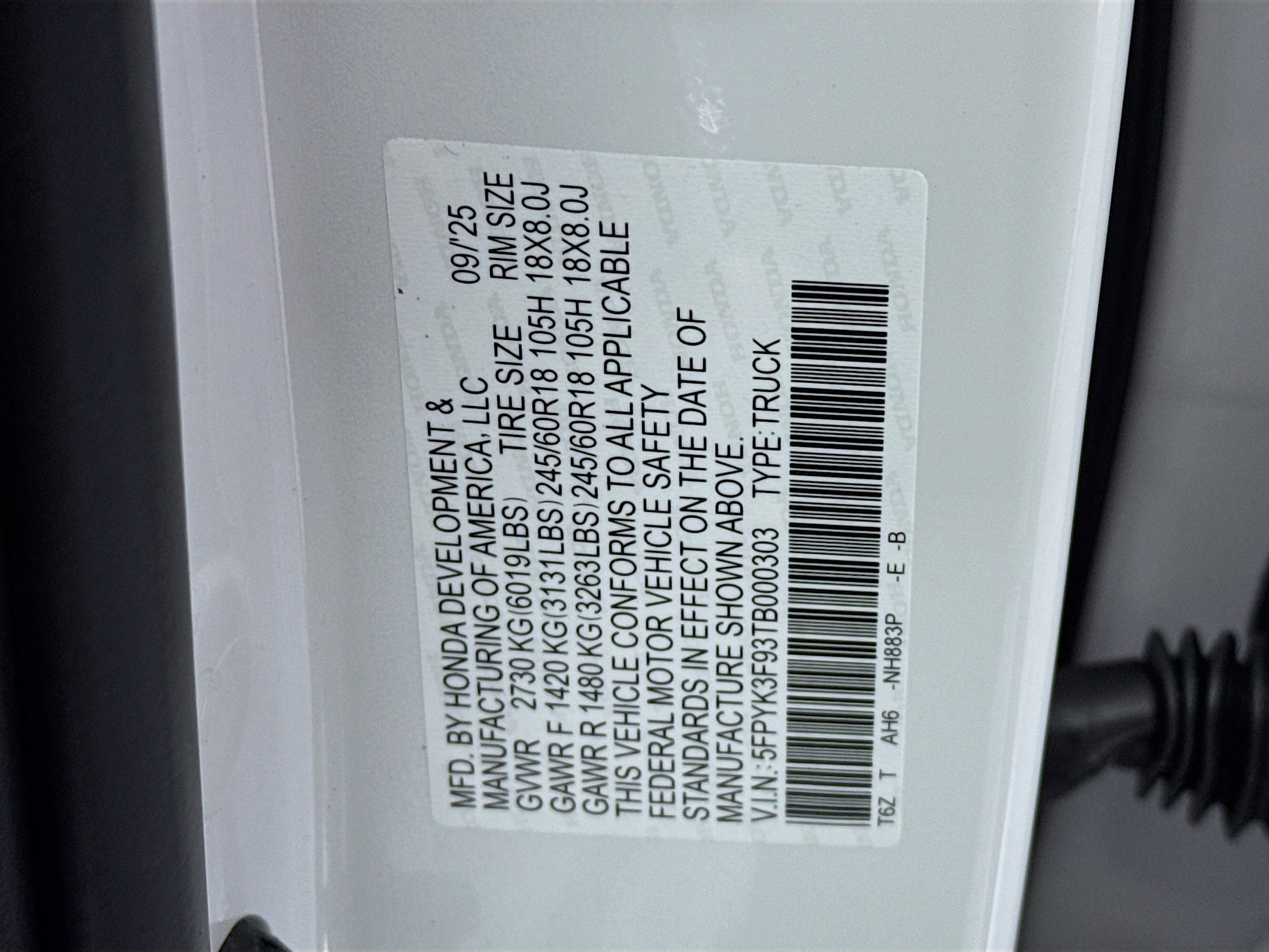 New 2026 Honda Ridgeline Black Edition image 33