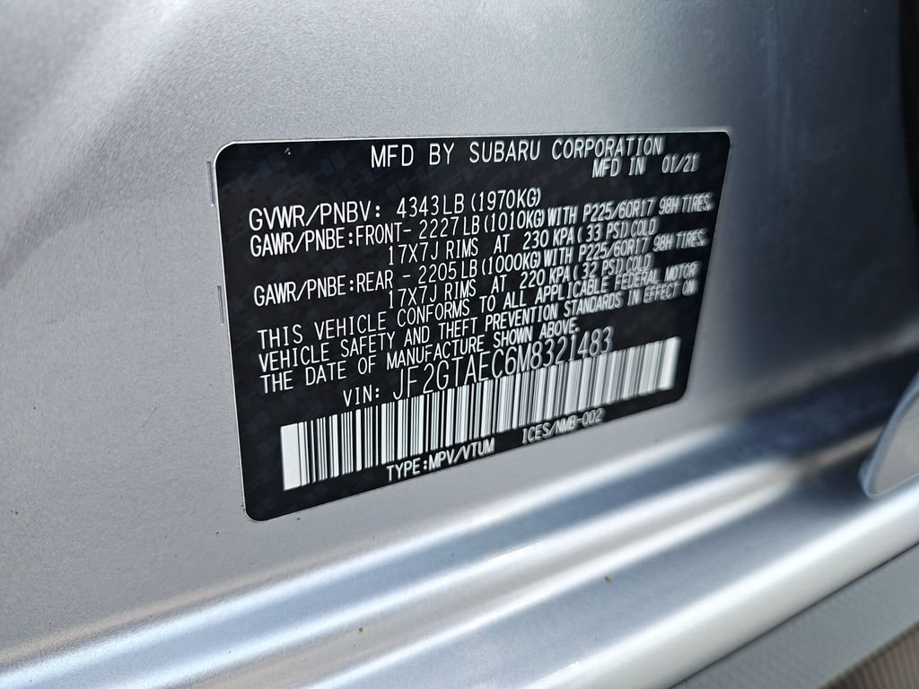 Used 2021 Subaru Crosstrek 2.0i Premium w/ Moonroof Package AWD/4WD image 24