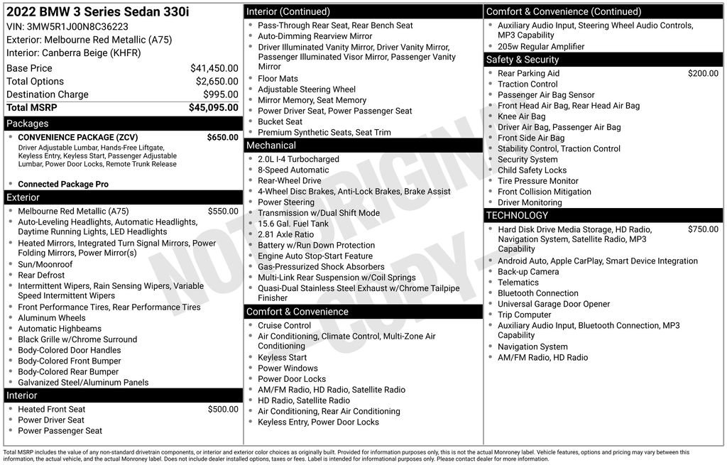 Used 2022 BMW 330i Sedan w/ Convenience Package RWD image 4
