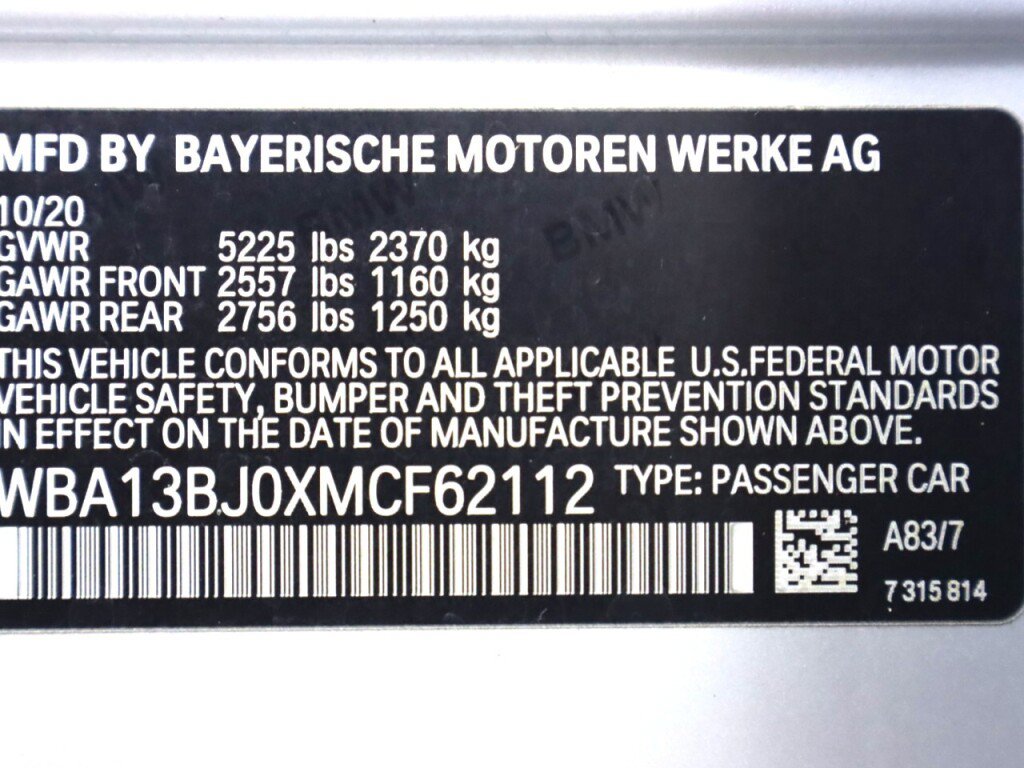 Used 2021 BMW 530i xDrive w/ Convenience Package AWD/4WD image 49