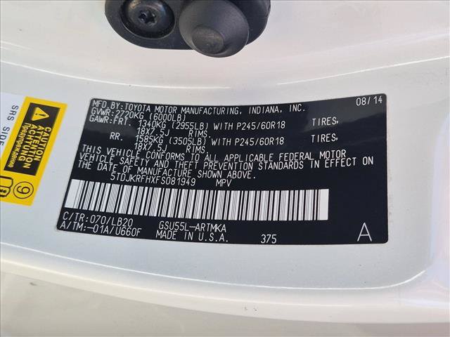 Used 2015 Toyota Highlander XLE AWD/4WD image 26