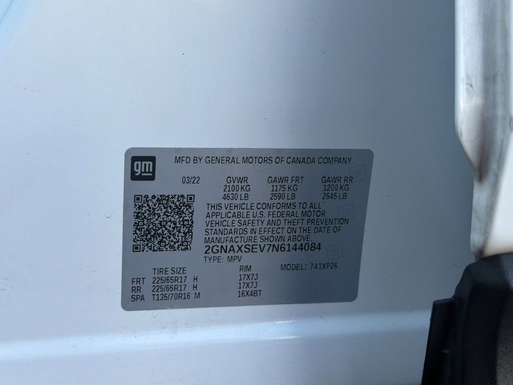 Used 2022 Chevrolet Equinox LS w/ LPO, Floor Liner Package AWD/4WD image 27
