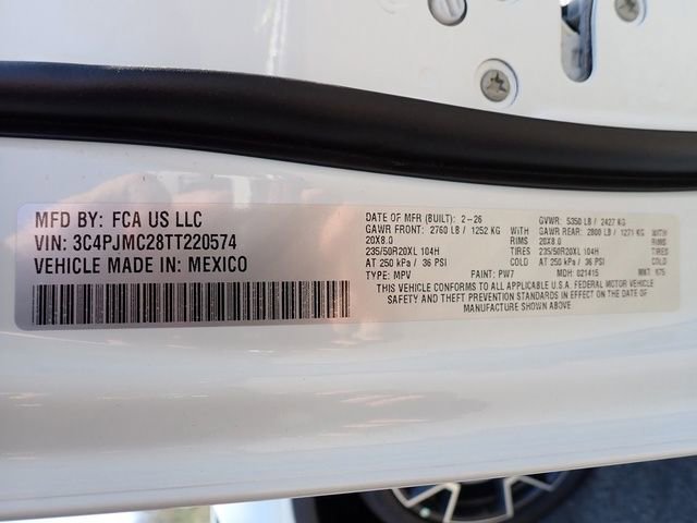 New 2026 Jeep Cherokee Overland AWD/4WD image 16