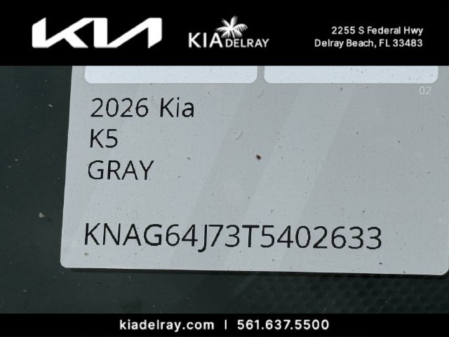 Certified 2026 Kia K5 GT-Line w/ GT-Line Premium Package FWD image 5