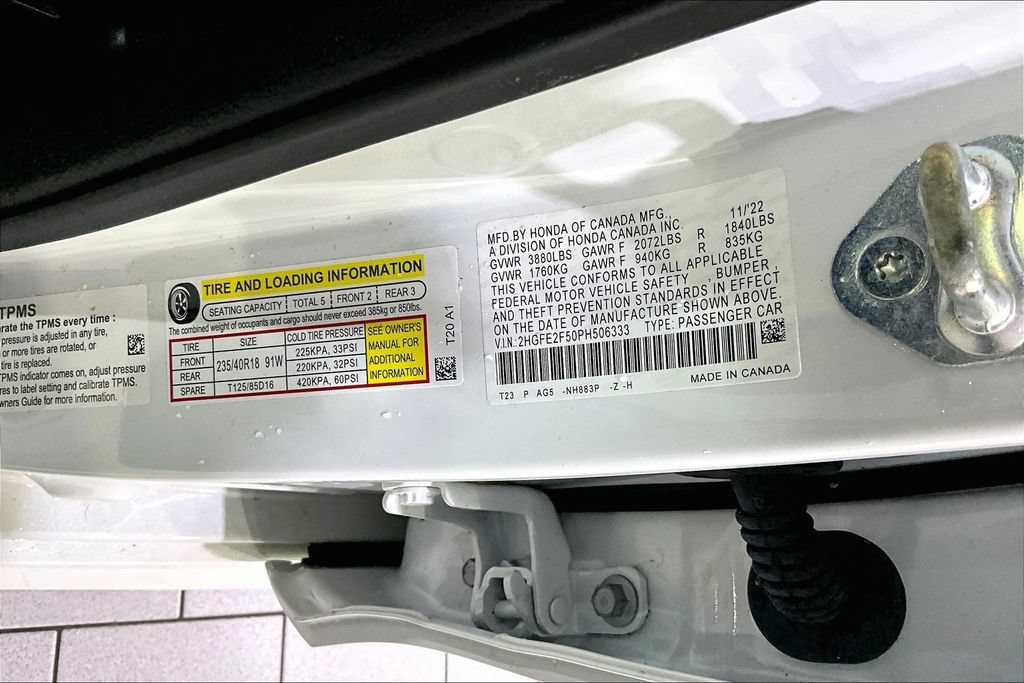Certified 2023 Honda Civic Sport image 14