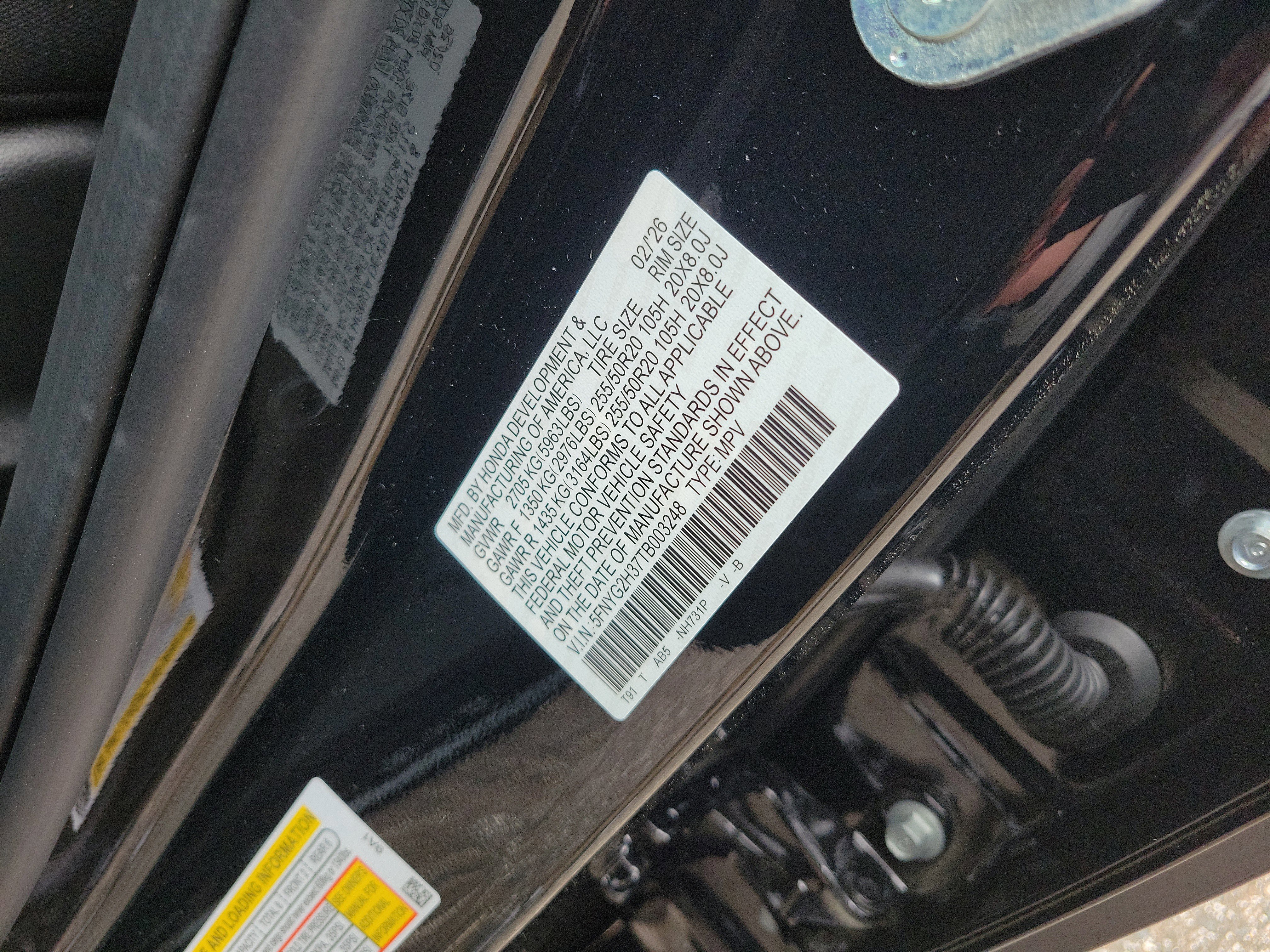 New 2026 Honda Pilot Sport image 34