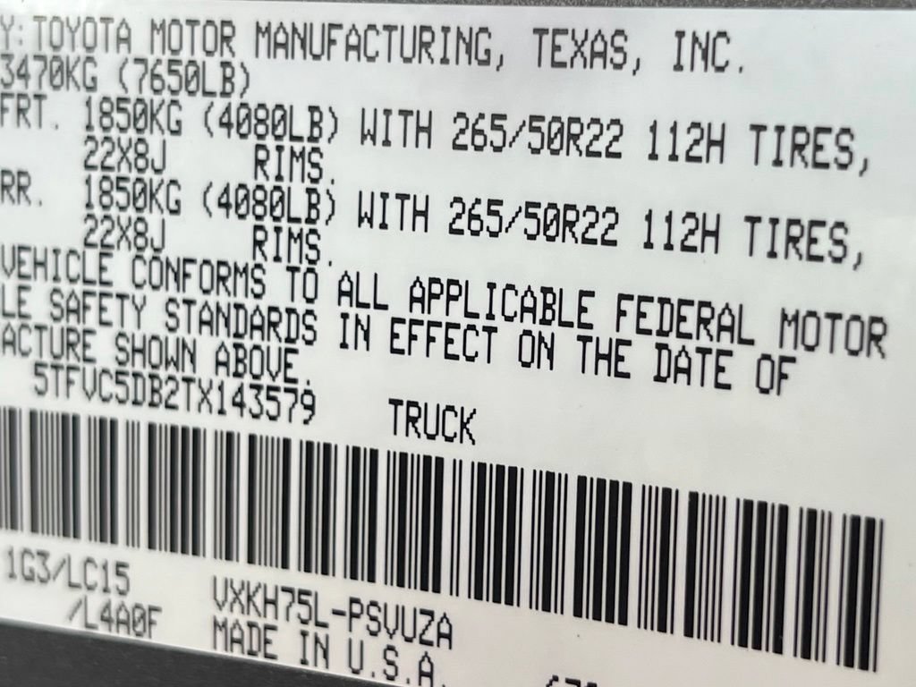 New 2026 Toyota Tundra Capstone AWD/4WD image 25