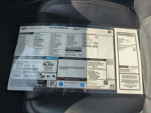 New 2026 Cadillac Optiq Sport 2 w/ LPO, Floor Liner Package AWD/4WD image 18