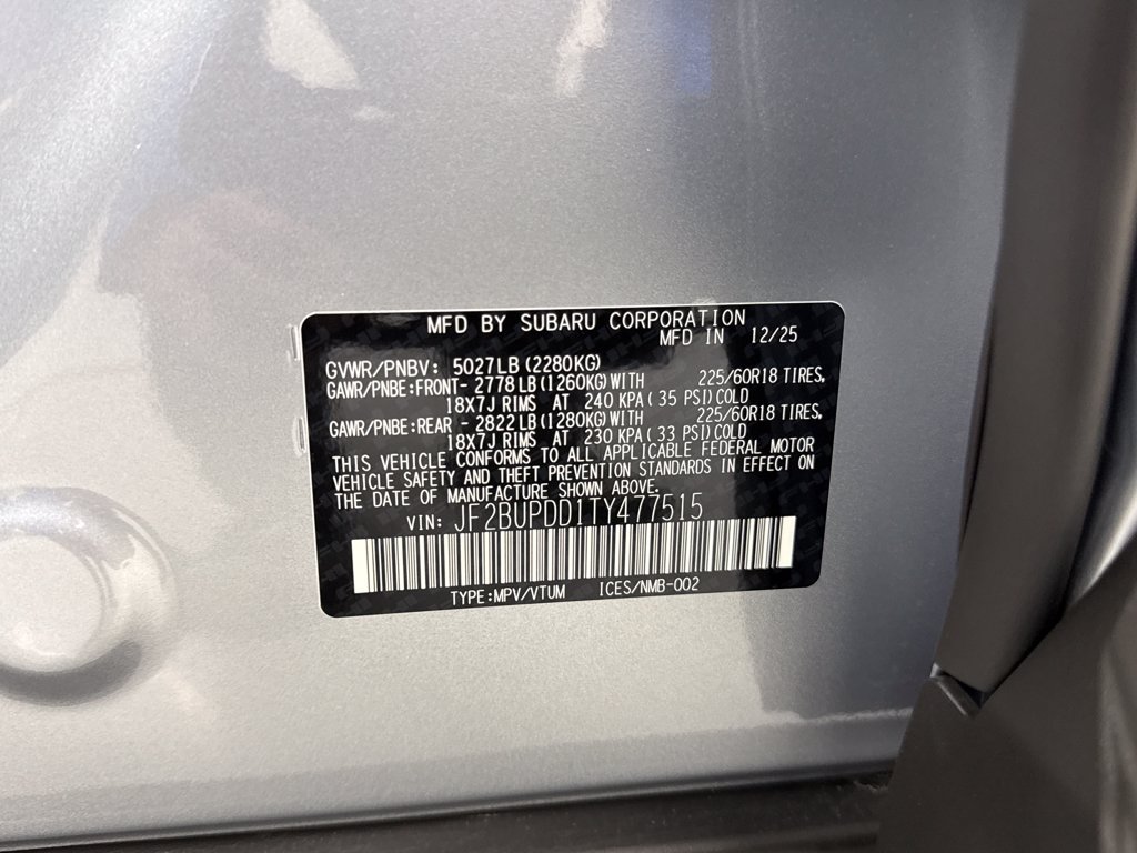 New 2026 Subaru Outback Limited AWD/4WD image 28