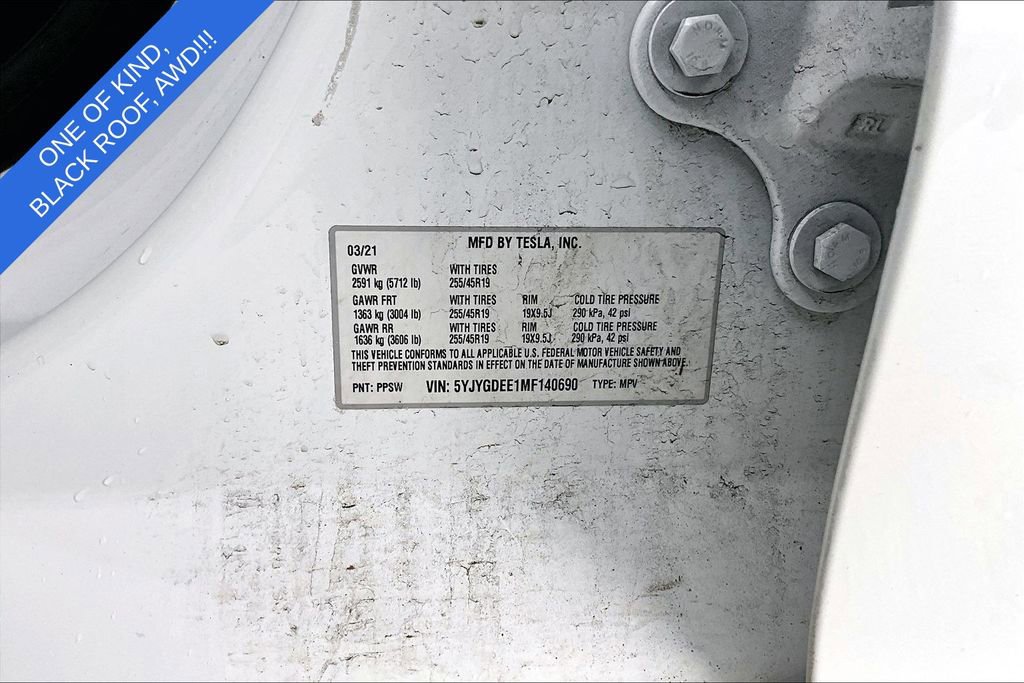 Used 2021 Tesla Model Y Long Range AWD/4WD image 39