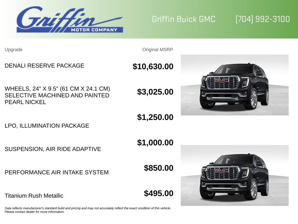 New 2026 GMC Yukon XL Denali w/ Denali Reserve Package AWD/4WD image 5