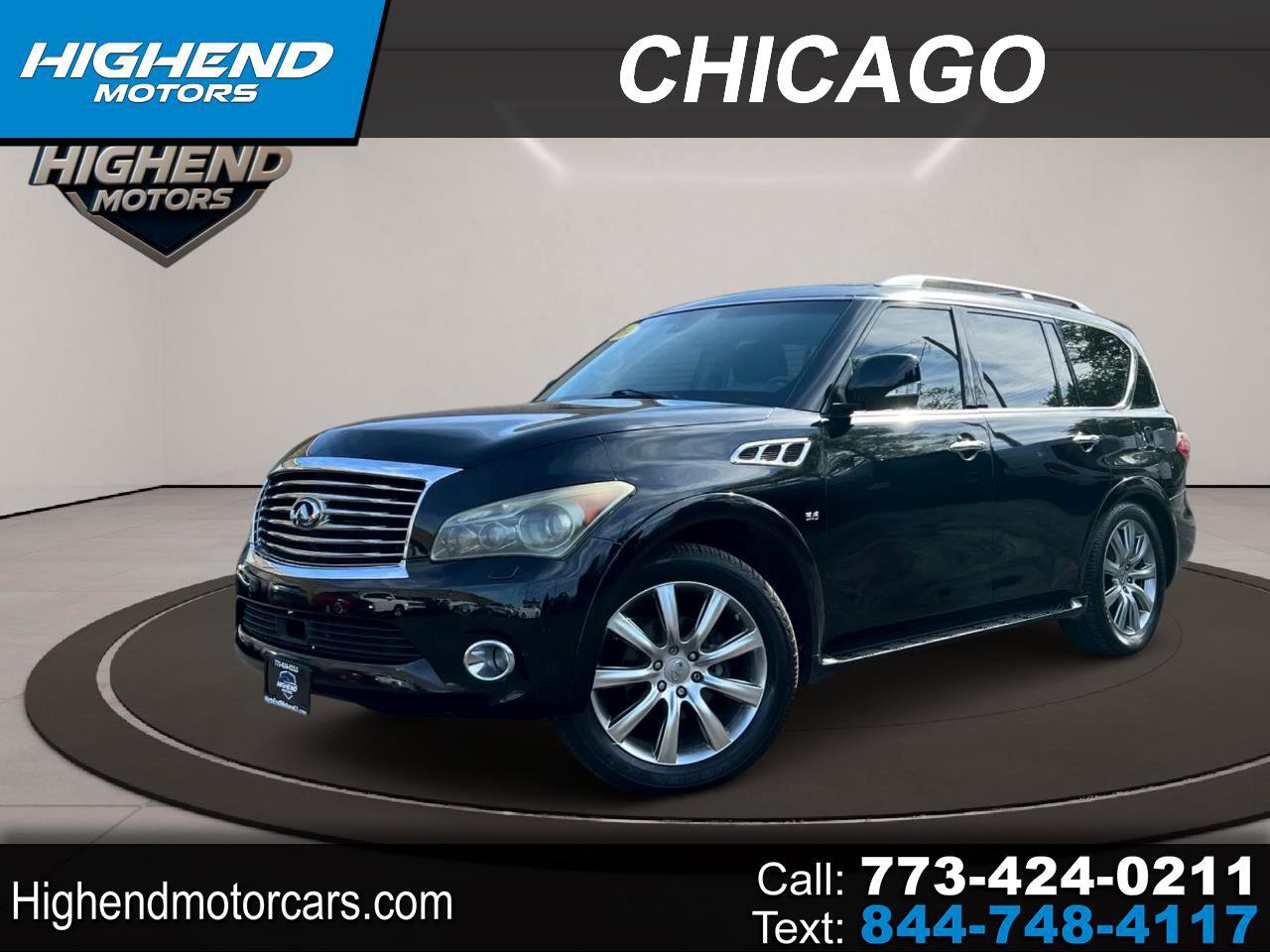 Used 2014 INFINITI QX80 4WD w/ Deluxe Touring Package