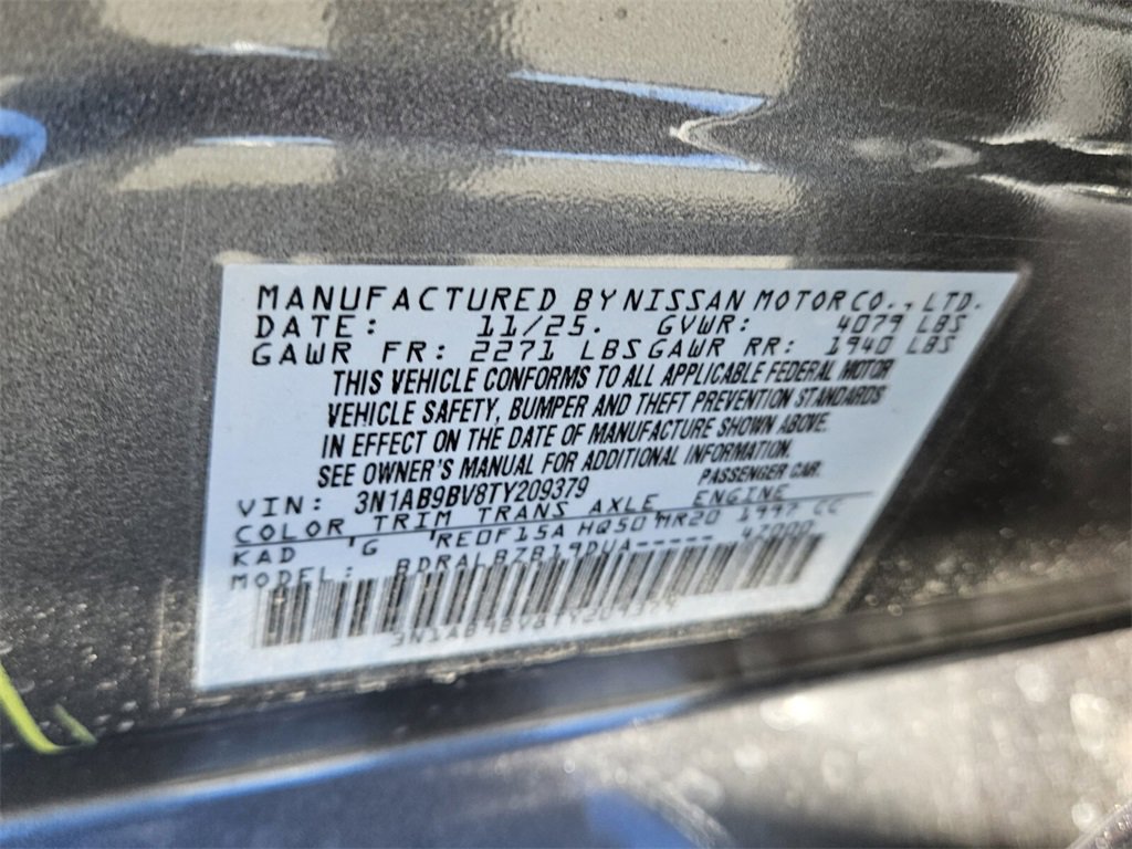 New 2026 Nissan Sentra S image 17