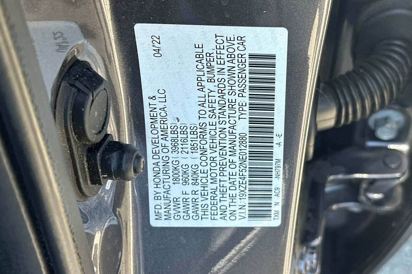 Certified 2022 Honda Insight EX image 28