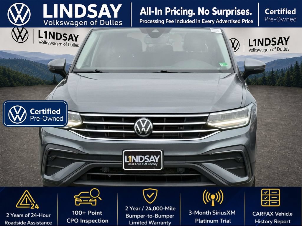 Certified 2022 Volkswagen Tiguan SE AWD/4WD image 3