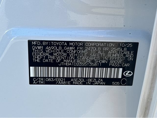 Certified 2025 Lexus IS 300 F Sport w/ Accessory Package 2 RWD image 28