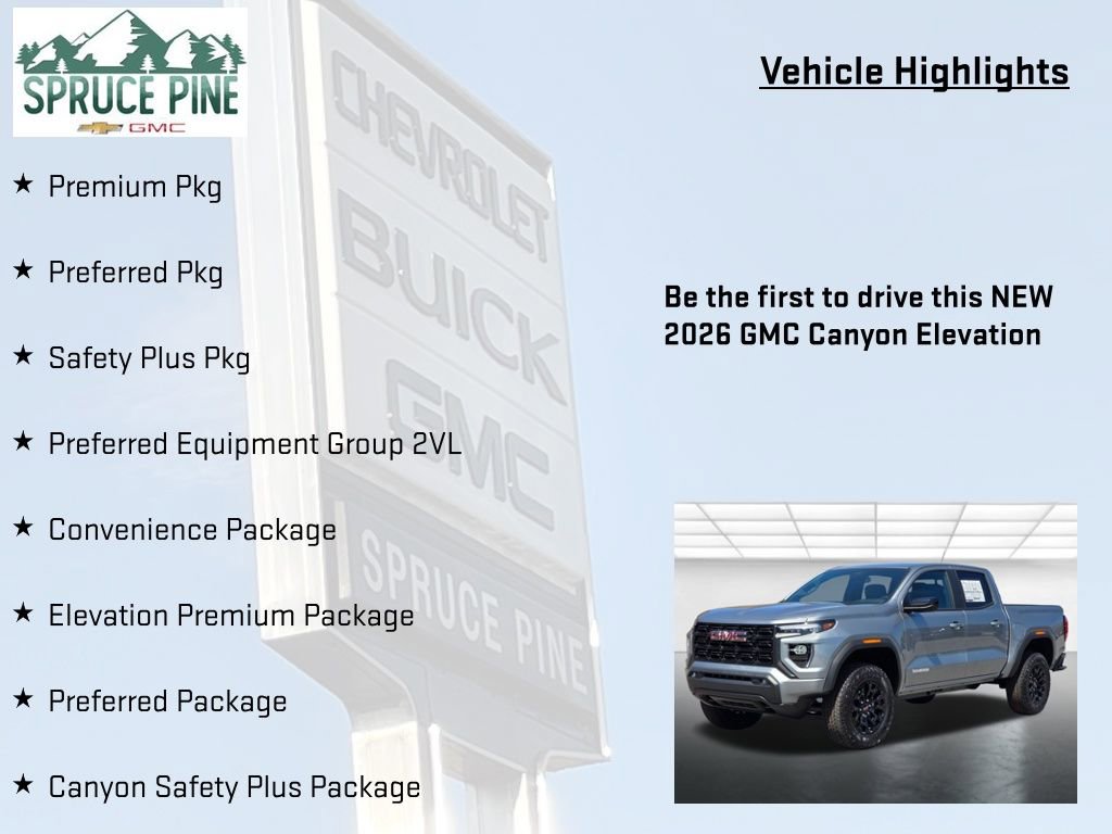 New 2026 GMC Canyon Elevation w/ Convenience Package RWD image 5