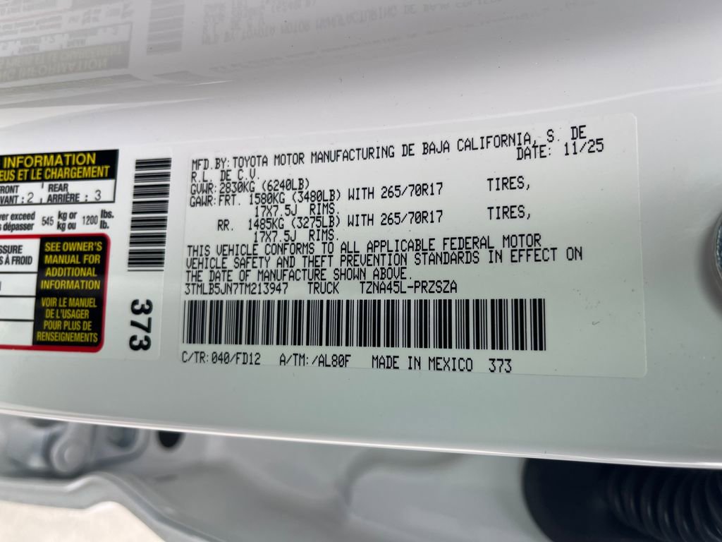 New 2026 Toyota Tacoma TRD Off-Road image 28