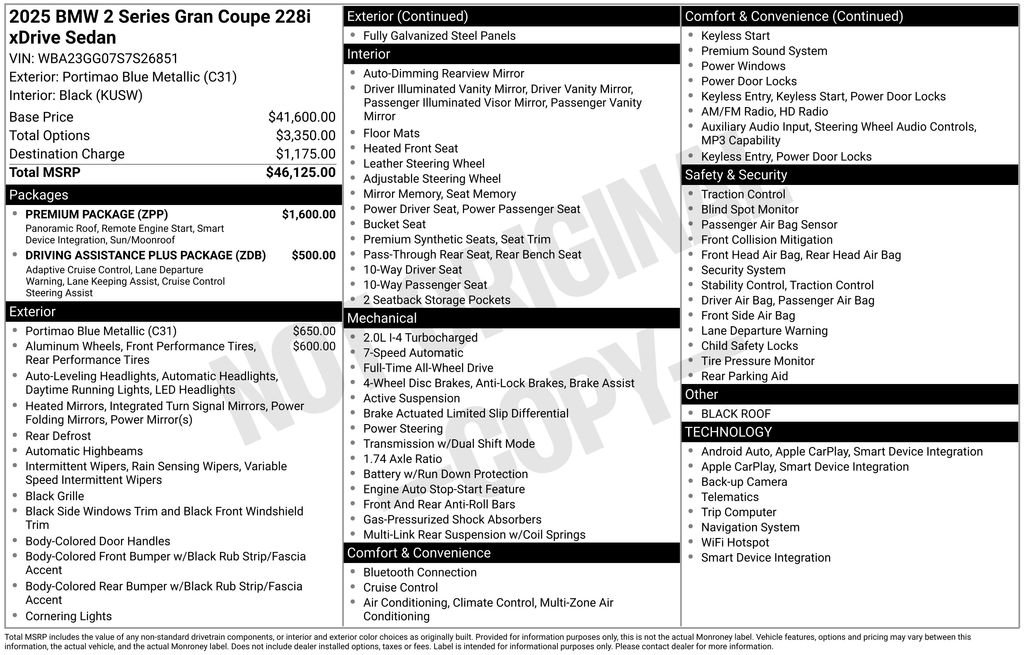 Used 2025 BMW 228i xDrive w/ Premium Package image 11
