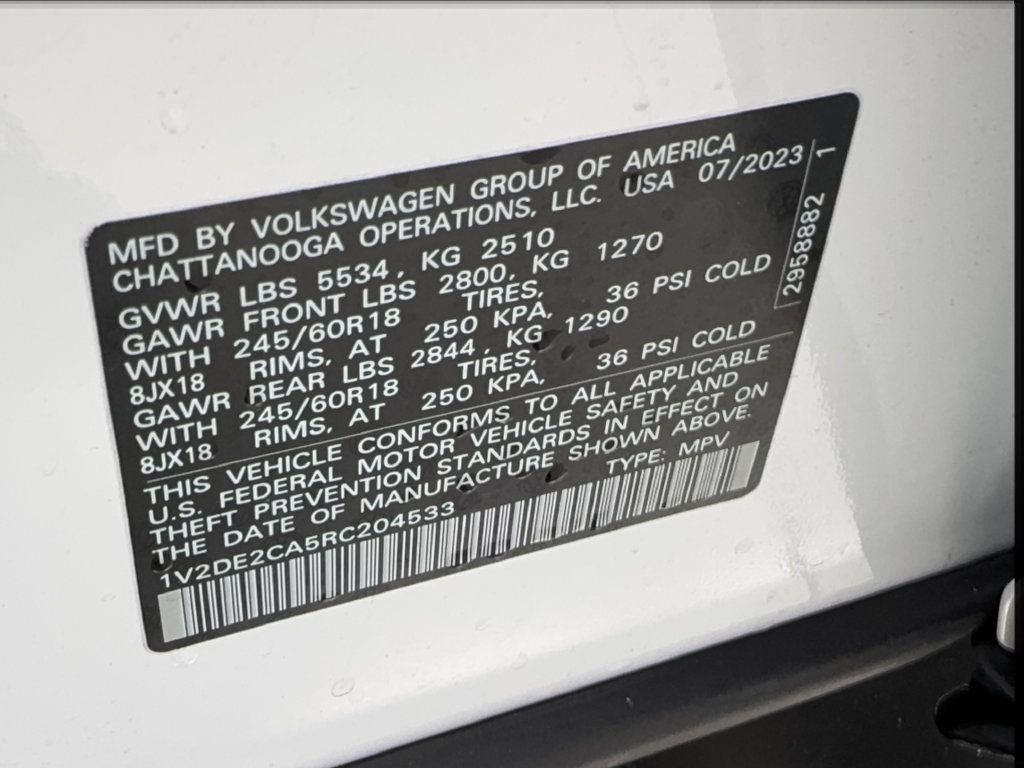 Used 2024 Volkswagen Atlas Cross Sport SE FWD image 55