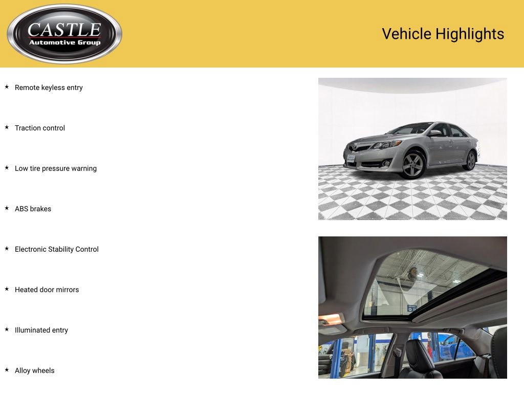 Used 2013 Toyota Camry SE image 3