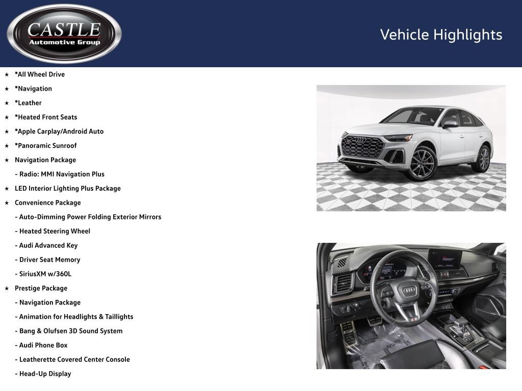 Used 2023 Audi SQ5 Prestige w/ Prestige Package AWD/4WD image 4
