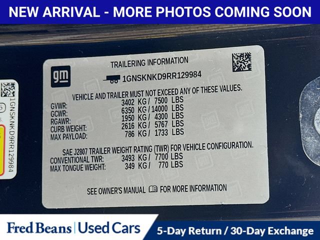 Used 2024 Chevrolet Tahoe LT w/ Luxury Package AWD/4WD image 41