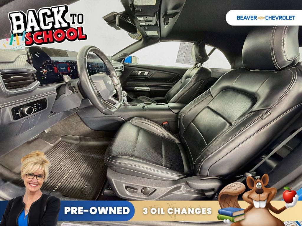 Used 2024 Ford Mustang Premium w/ Wheel & Stripe Package RWD image 9