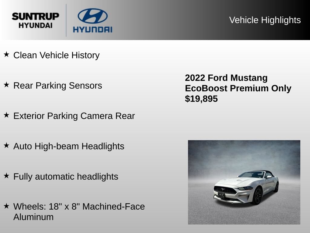 Used 2022 Ford Mustang Premium RWD image 8