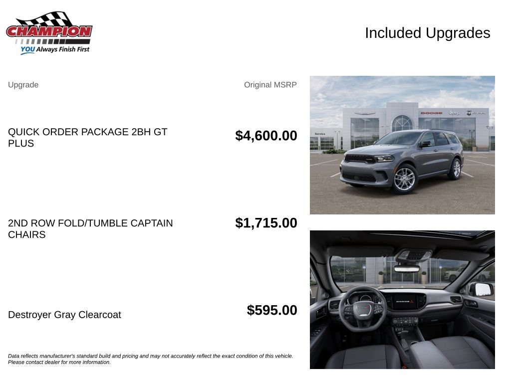 New 2026 Dodge Durango GT AWD/4WD image 6