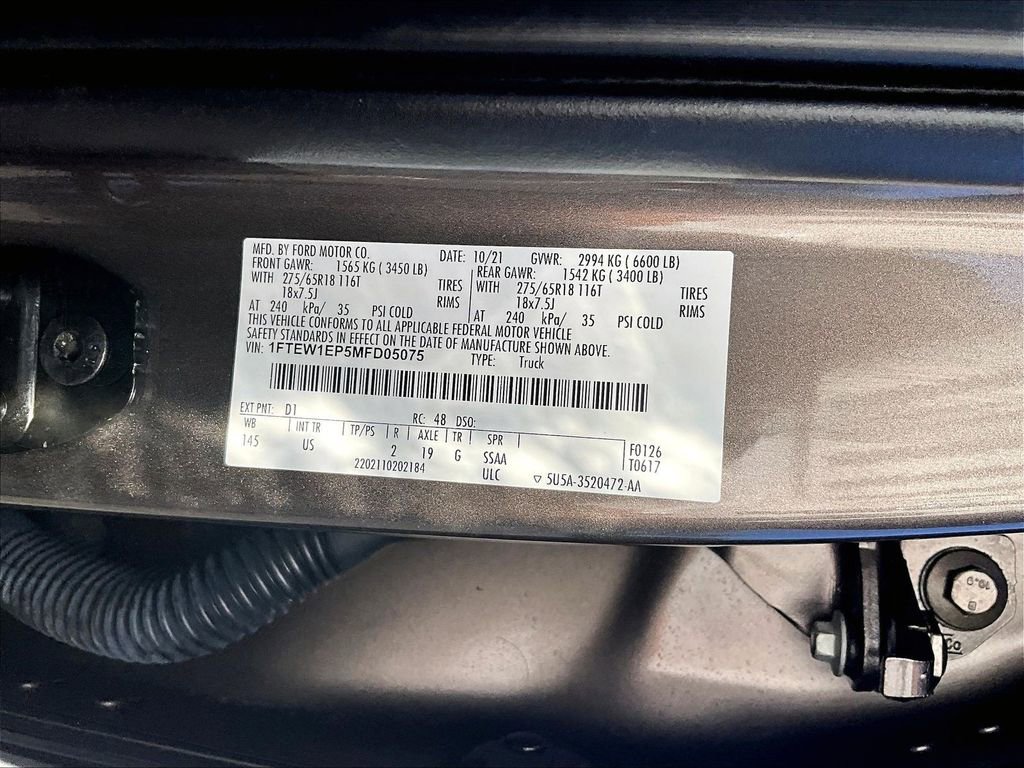 Used 2021 Ford F150 XLT w/ Equipment Group 302A High image 19