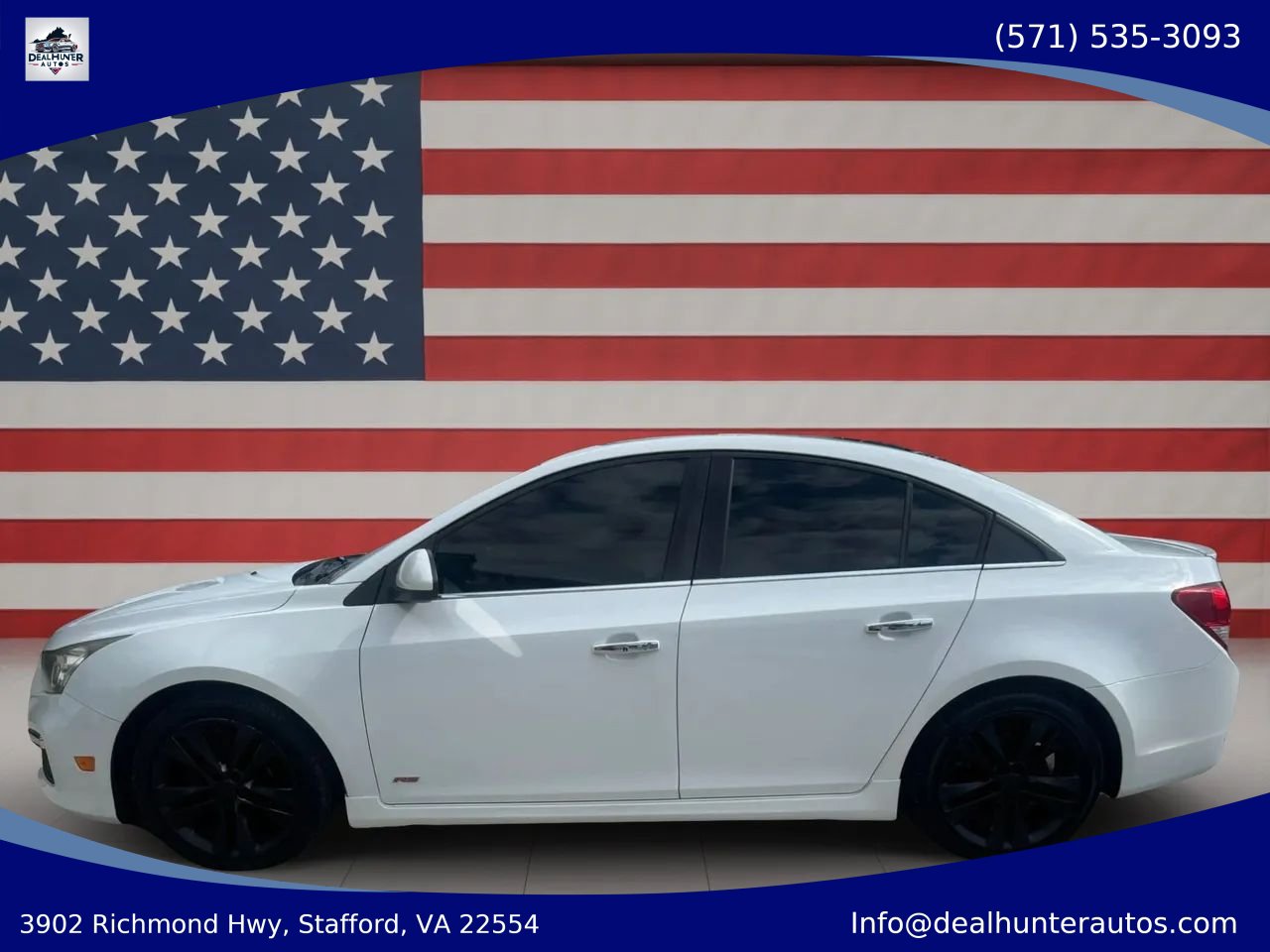 Used 2015 Chevrolet Cruze LTZ w/ Sun, Sound and Sport Package FWD image 8