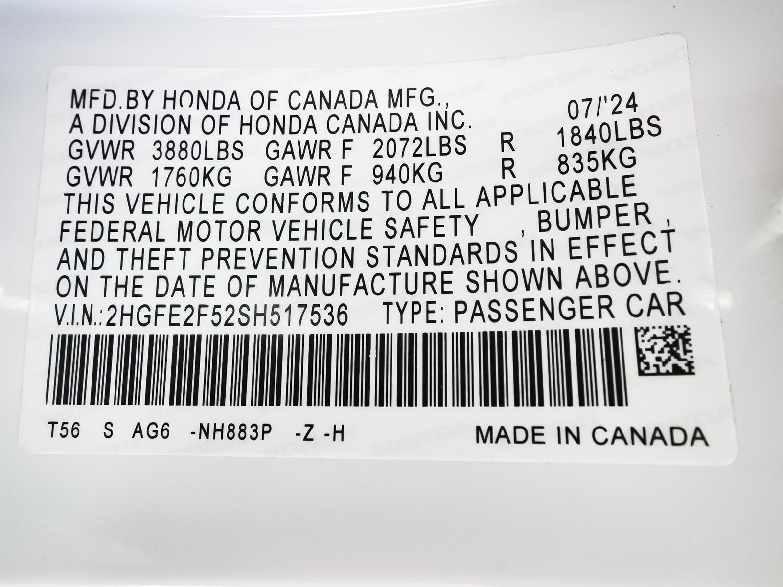 Used 2025 Honda Civic Sport image 16