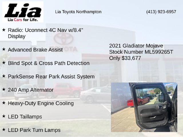 Used 2021 Jeep Gladiator Mojave AWD/4WD image 32
