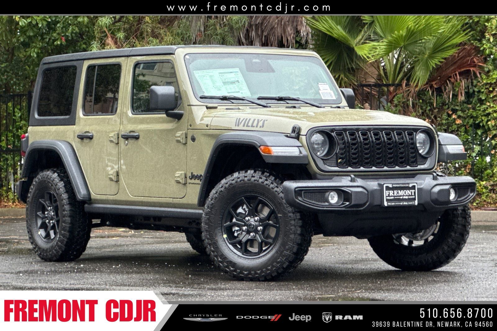 New 2025 Jeep Wrangler Willys