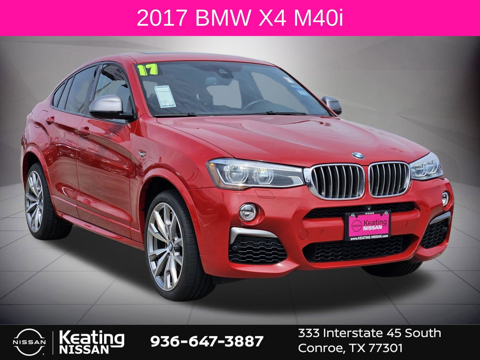 Used 2017 BMW X4 M40i
