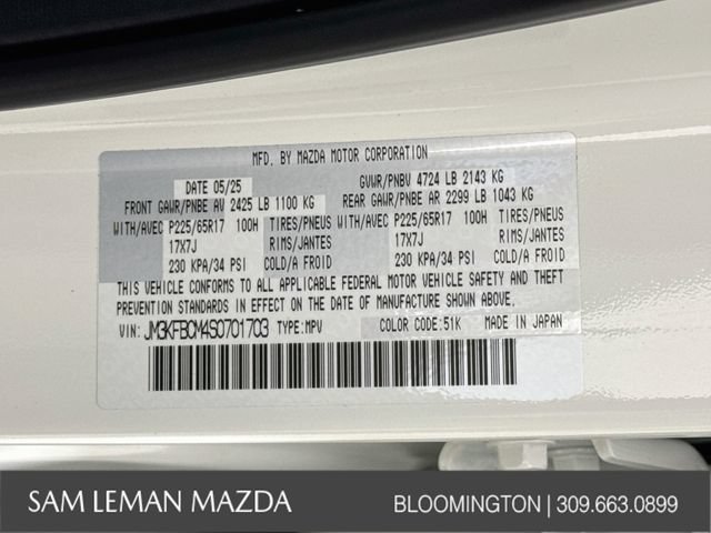 Used 2025 MAZDA CX-5 AWD 2.5 S w/ Preferred Package image 30