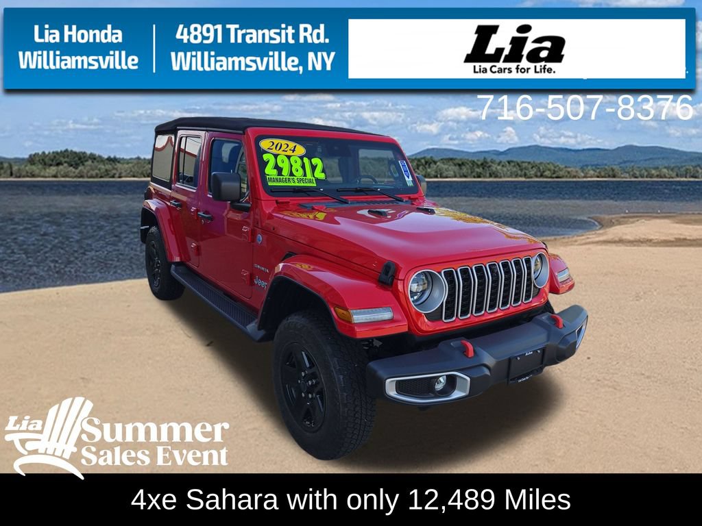 Used 2024 Jeep Wrangler Unlimited Sahara w/ Technology Group