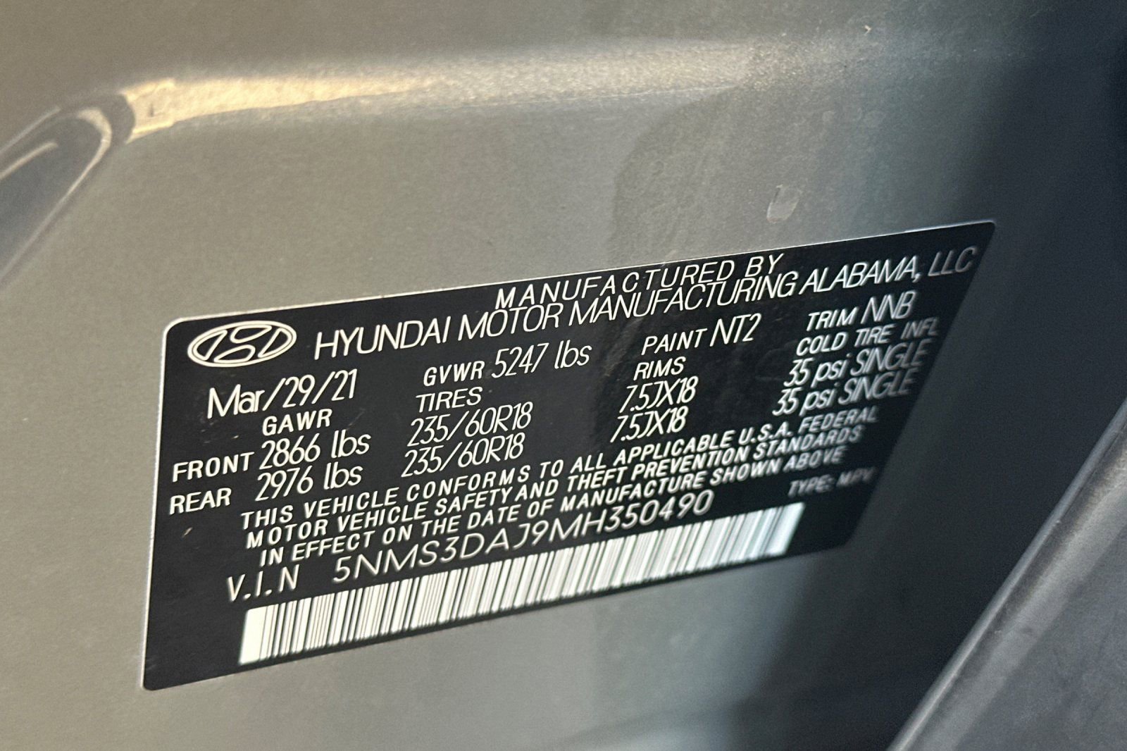 Used 2021 Hyundai Santa Fe SEL w/ Convenience + Premium Package image 35