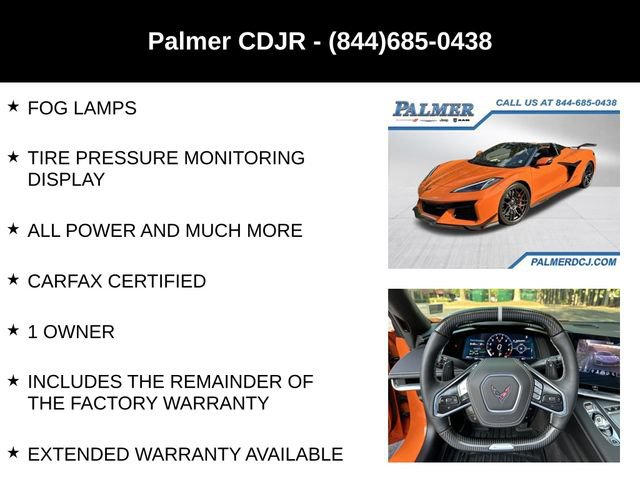 Used 2024 Chevrolet Corvette Z06 w/ Z07 Performance Package RWD image 24