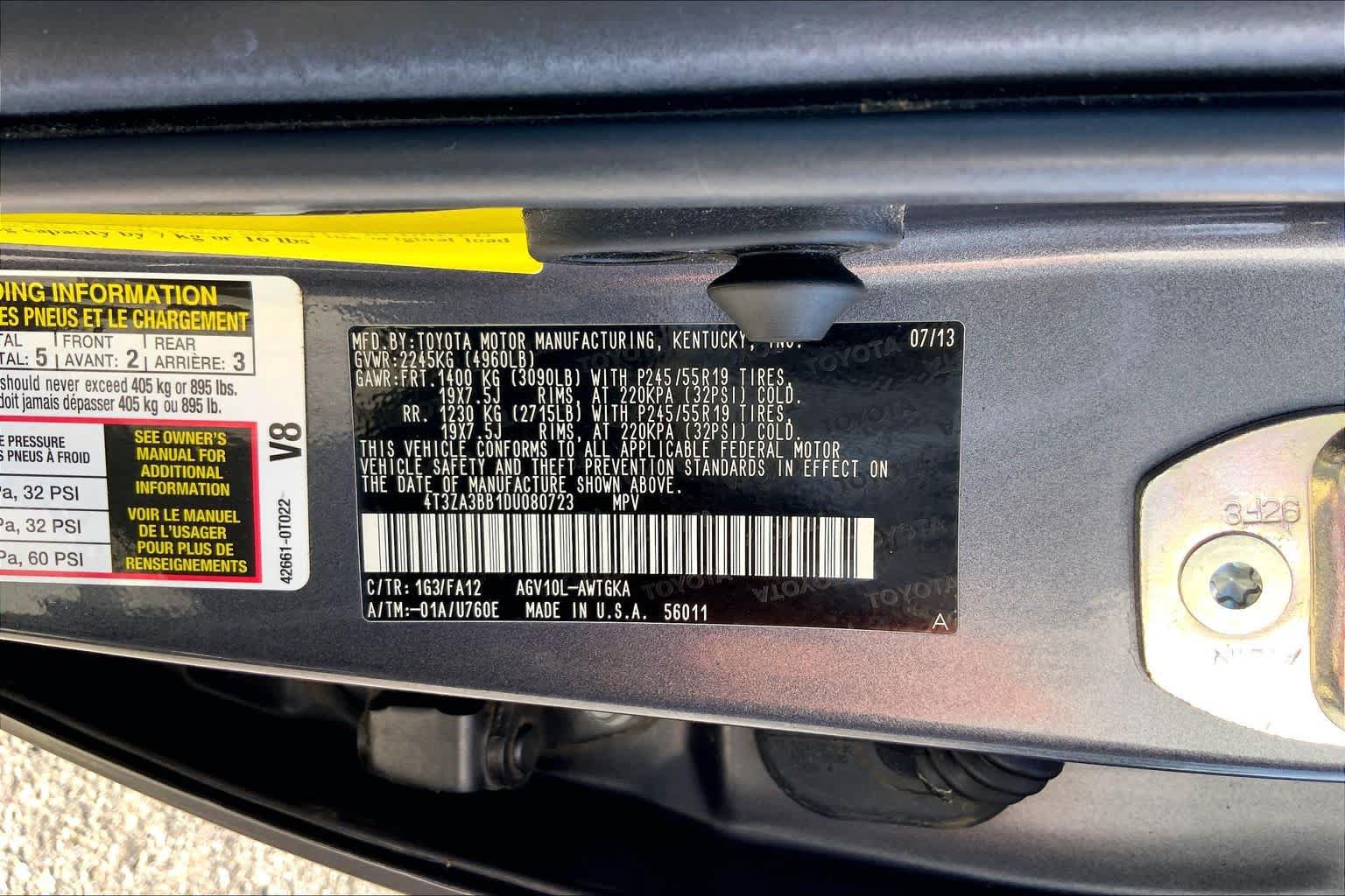 Used 2013 Toyota Venza LE w/ LE Convenience Pkg FWD image 36