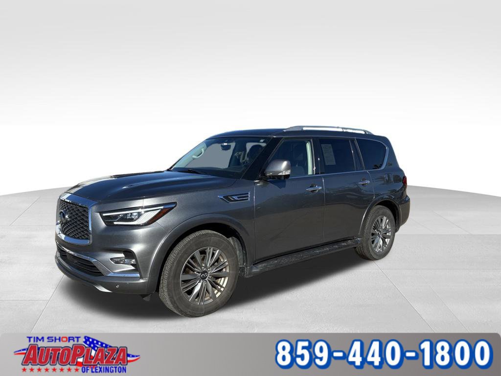 Used 2021 INFINITI QX80 Luxe w/ Cargo Package AWD/4WD image 1