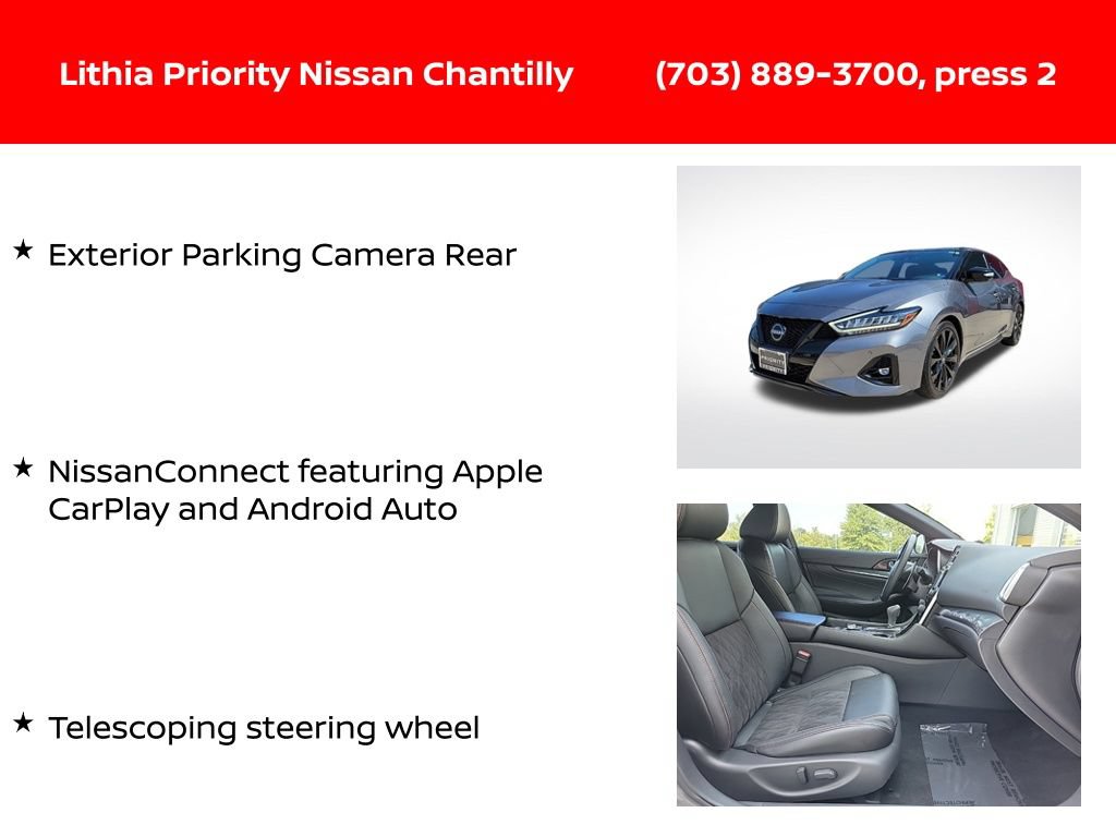 Used 2023 Nissan Maxima SR w/ Sport Mat Group FWD image 12