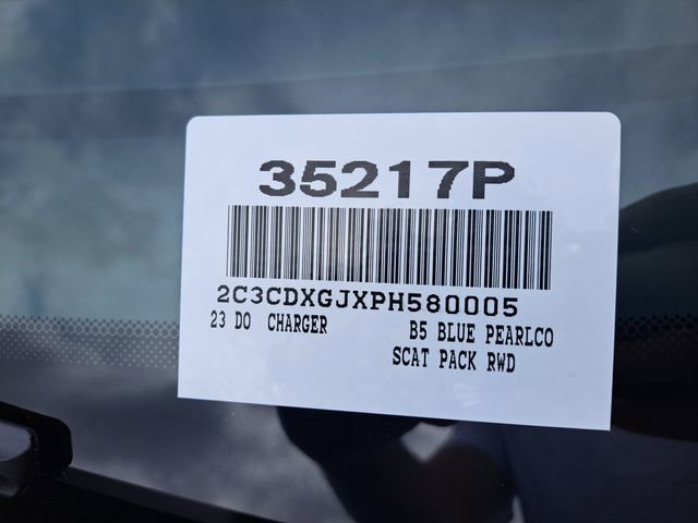 Certified 2023 Dodge Charger Scat Pack w/ Plus Group RWD image 2