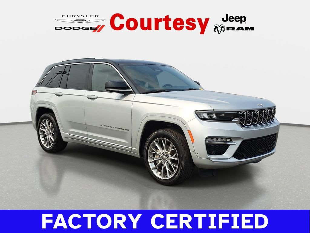 Certified 2022 Jeep Grand Cherokee Summit w/ Luxury Tech Group V