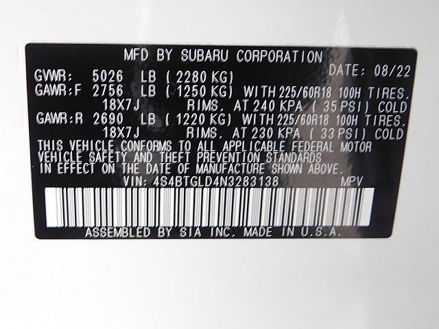 Used 2022 Subaru Outback Onyx Edition XT image 33