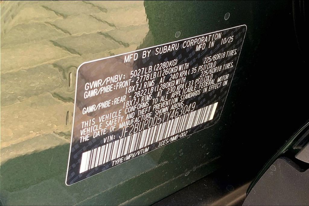 Used 2026 Subaru Outback Limited AWD/4WD image 8